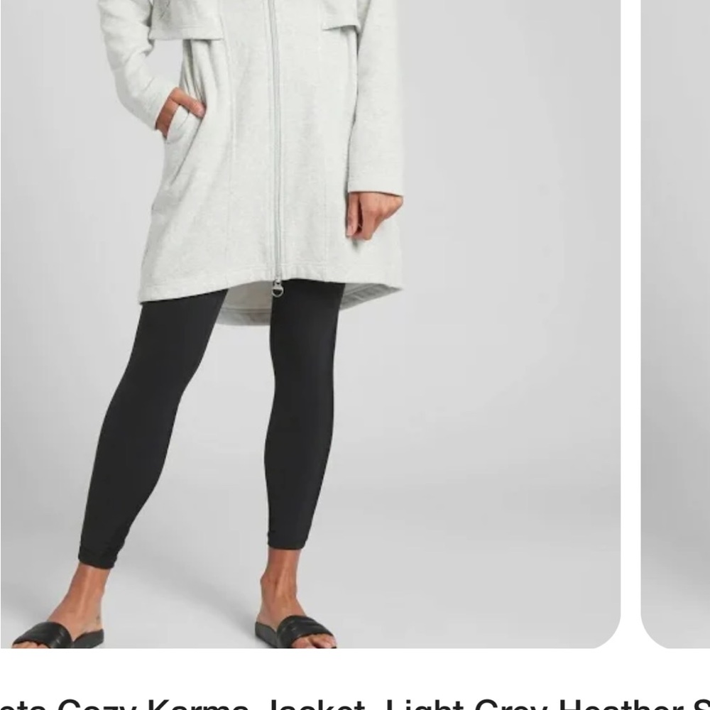 Athleta Gray Jacket Sleek and Versatile